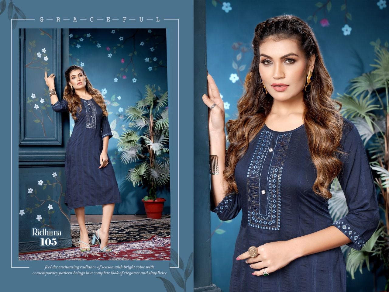 Beauty Ridhima Exclusive Wear Fancy Wholesale Kurti Collection